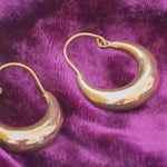 Load image into Gallery viewer, Brass Elegance Hoops
