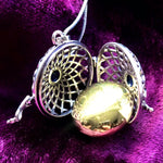 Load image into Gallery viewer, Sacred Geometry Harmony Bell in Silver Plated
