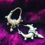 Load image into Gallery viewer, Silver Plated Rajasthani Oriel Hoops
