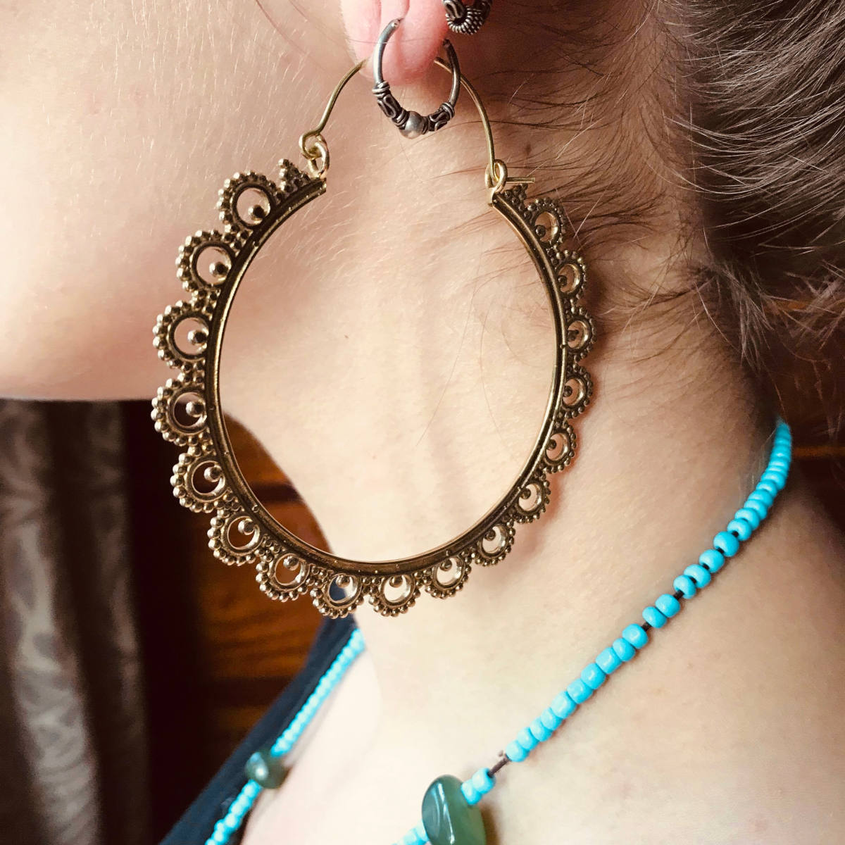 Lily Statement Hoops
