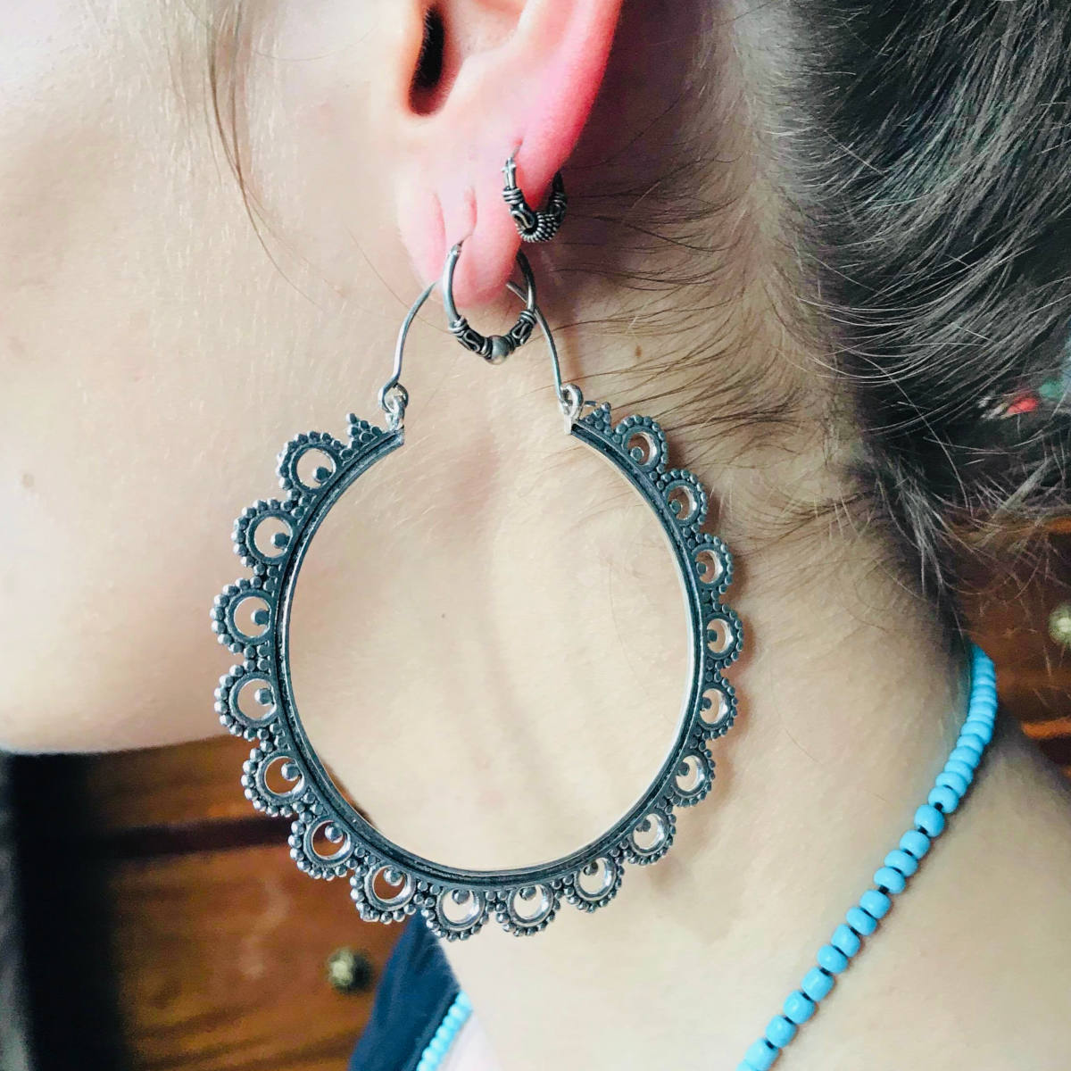 Lily Statement Hoops